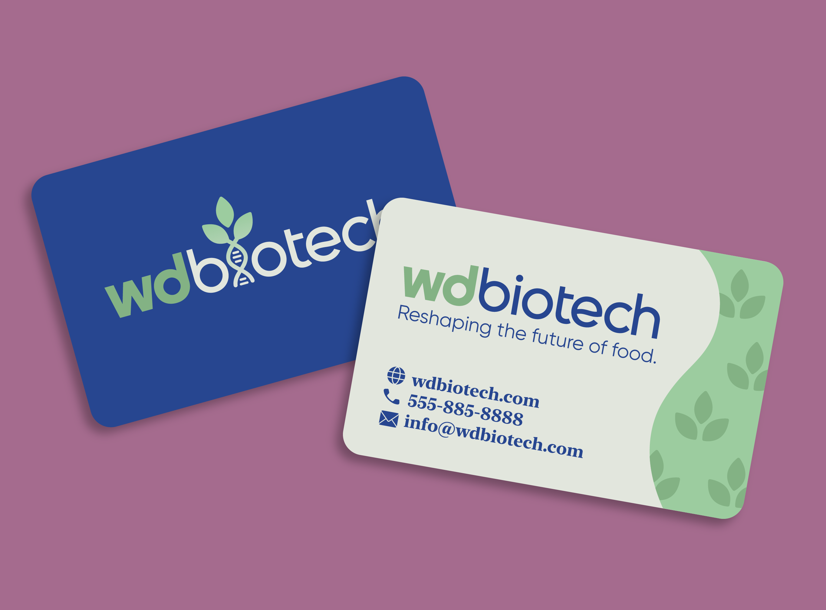 WD Biotech business cards