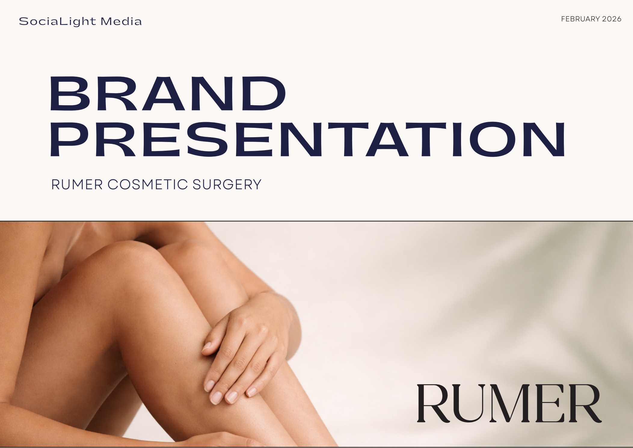 Rumer brand presentation, page 1